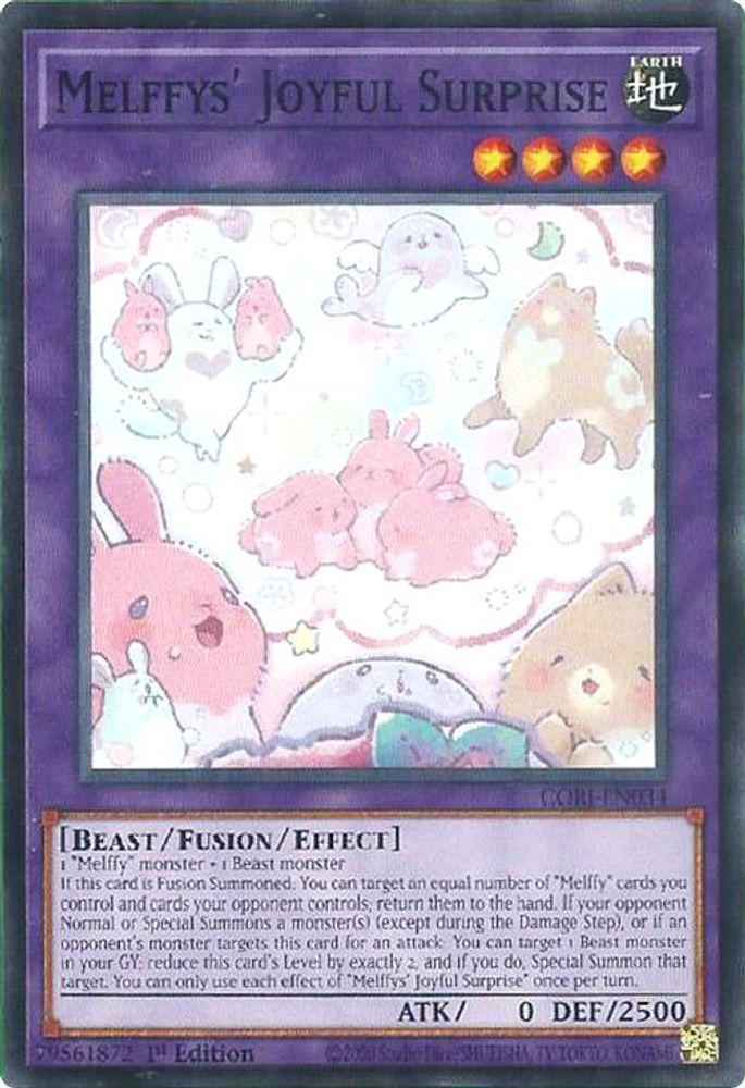 Melffys' Joyful Surprise, 1st-edition, front