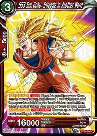SS3 Son Goku, Struggle in Another World card art