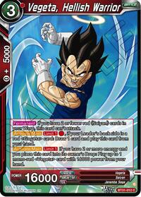 Vegeta, Hellish Warrior card art