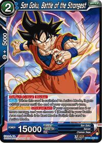 Son Goku, Battle of the Strongest card art