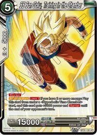 SS Son Goku, Training in the Chamber card art