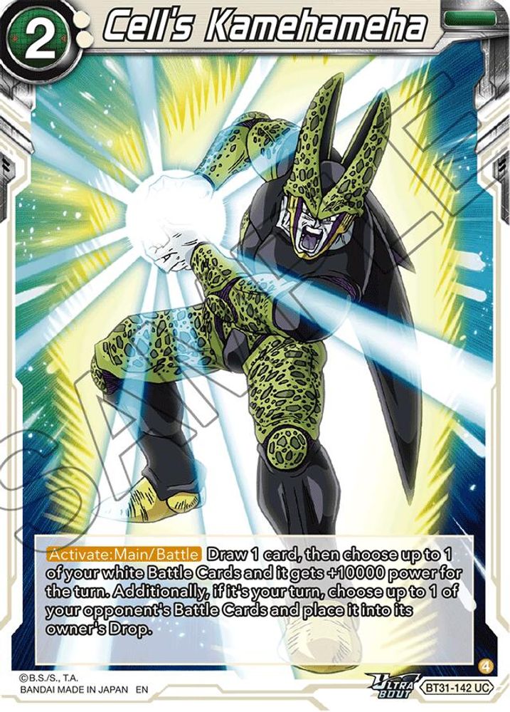 Cell's Kamehameha, Foil, front
