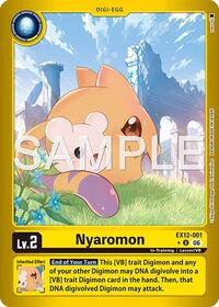 Nyaromon (Limited Foil) card art