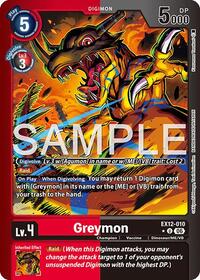 Greymon (Limited Foil) card art
