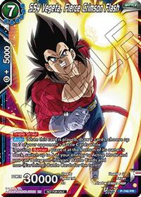 SS4 Vegeta, Fierce Crimson Flash (Ultra-Bout Series Tournament Pack Vol.3) card art