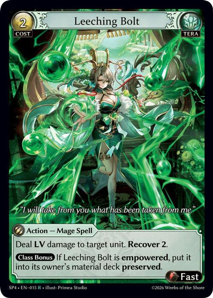 Leeching Bolt, Standard, front