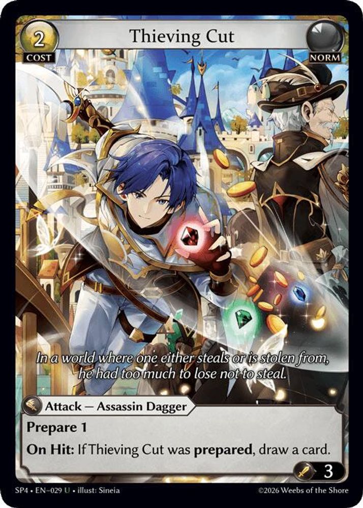 Thieving Cut, Standard, front