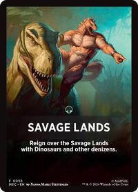 Savage Lands Theme Card
