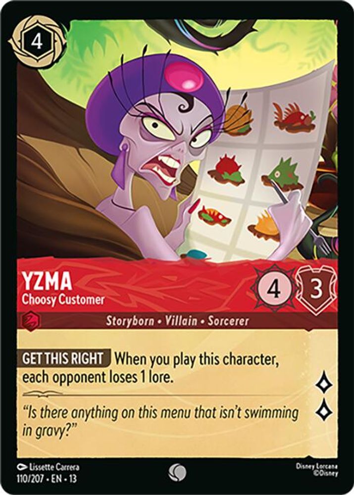Yzma - Choosy Customer