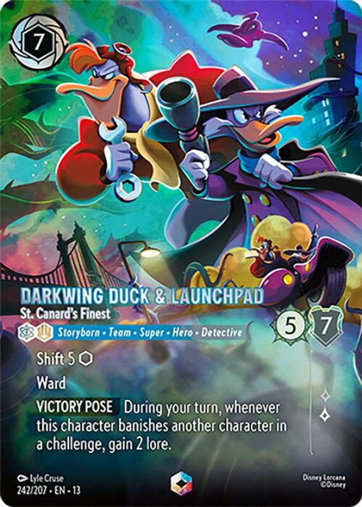 Darkwing Duck & Launchpad - St. Canard's Finest (Enchanted)