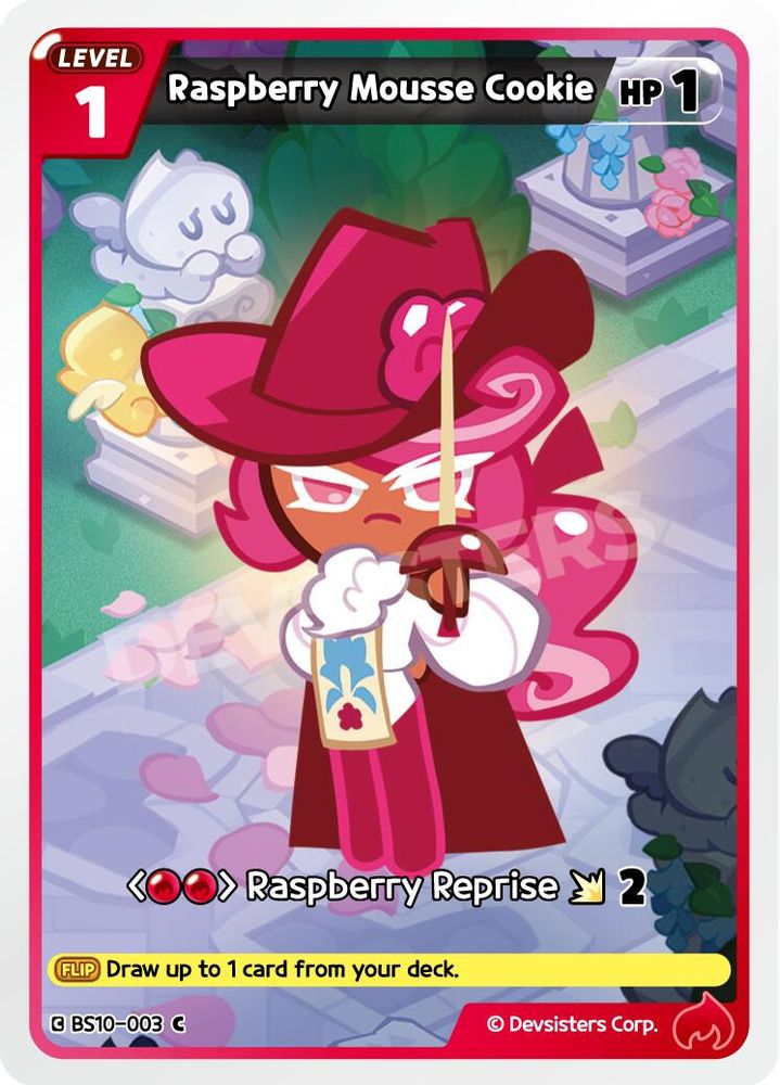 Raspberry Mousse Cookie (003), Standard, front