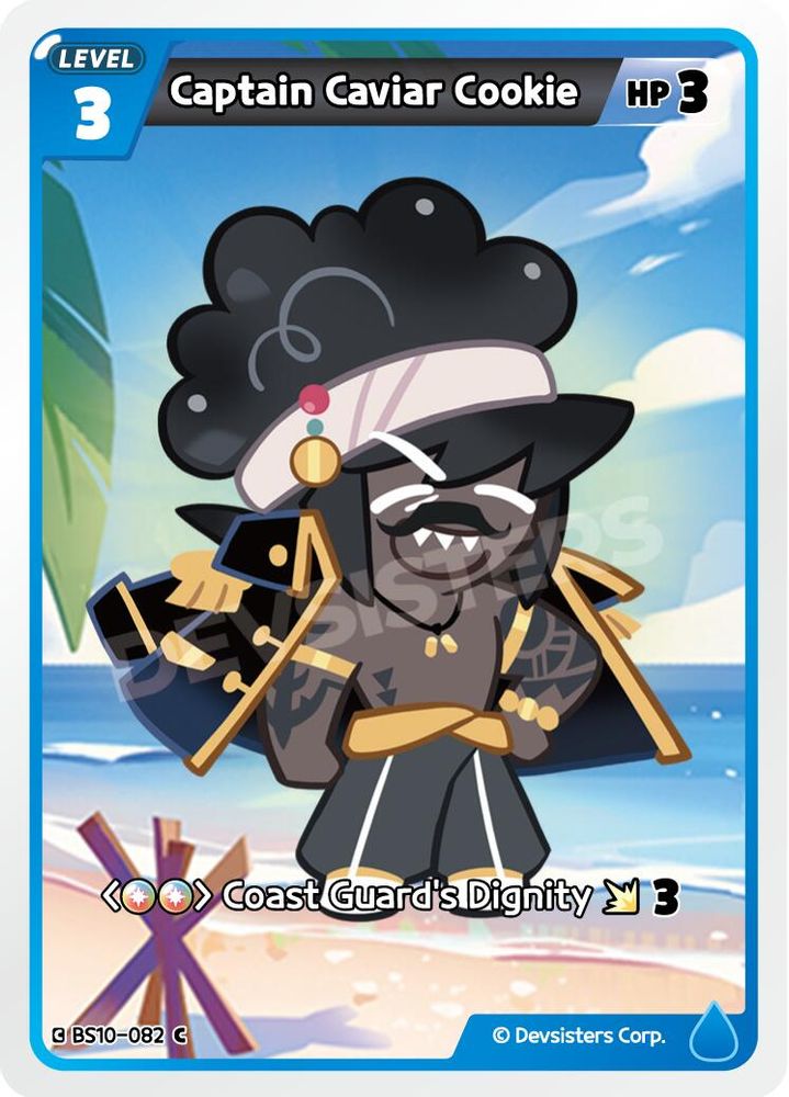 Captain Caviar Cookie, Standard, front