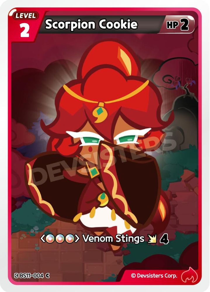 Scorpion Cookie, Standard, front
