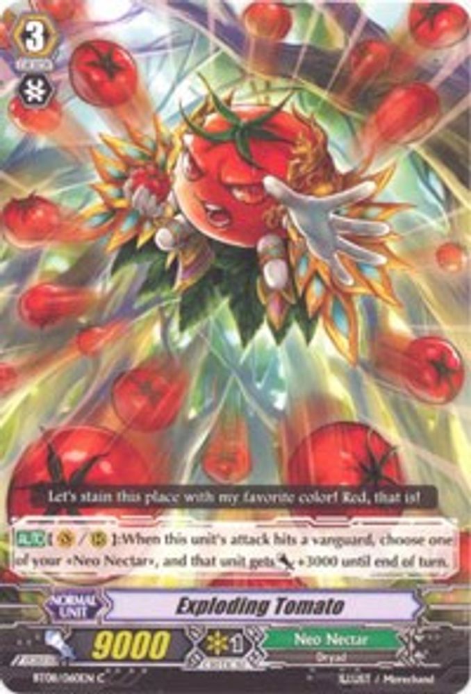 Exploding Tomato, Standard, front