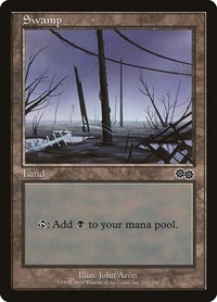 Swamp (342), Urza's Saga