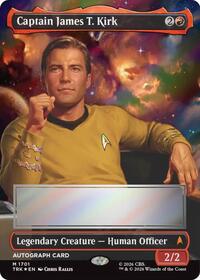 Captain James T. Kirk (Borderless) (Signed), Star Trek