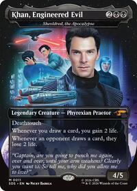 Khan, Engineered Evil - Sheoldred, the Apocalypse (Borderless), Star Trek: Stardates