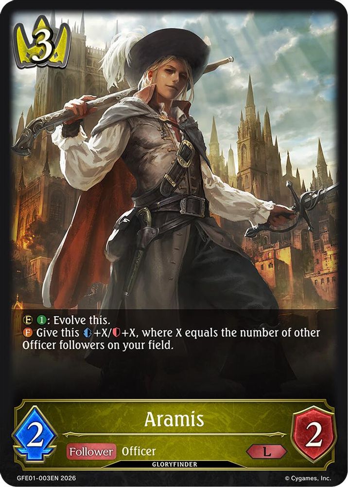 Aramis, Standard, front