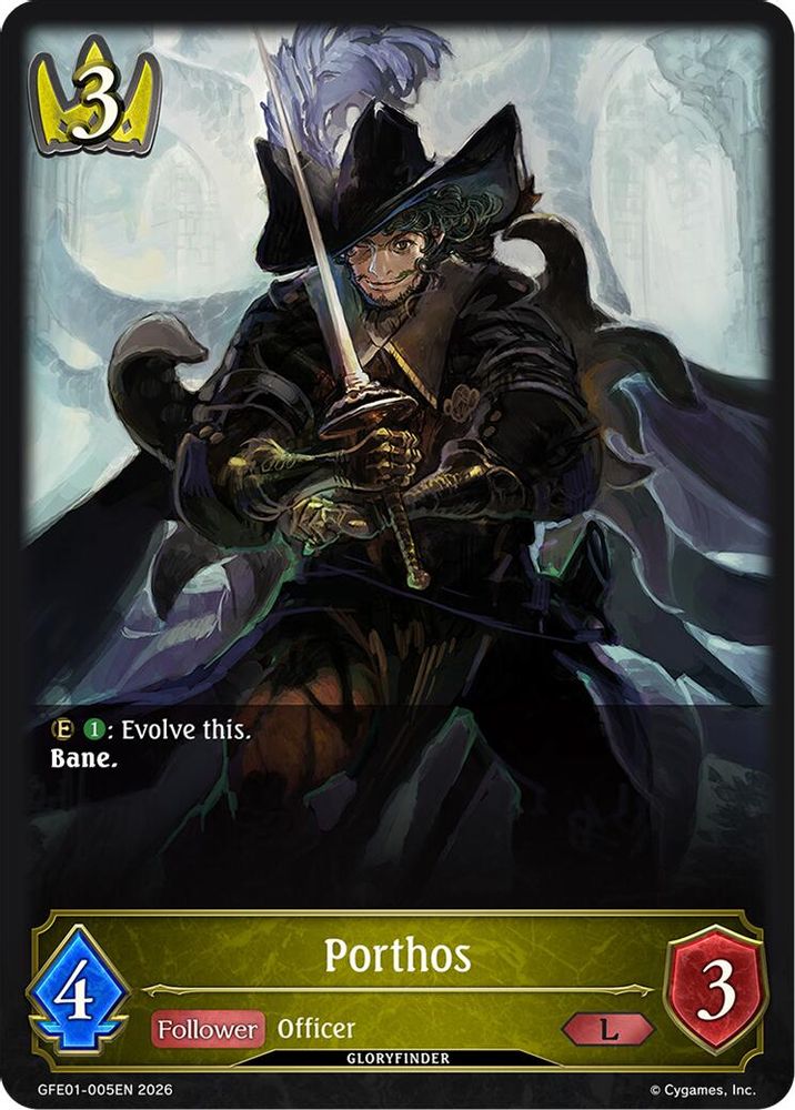 Porthos, Standard, front