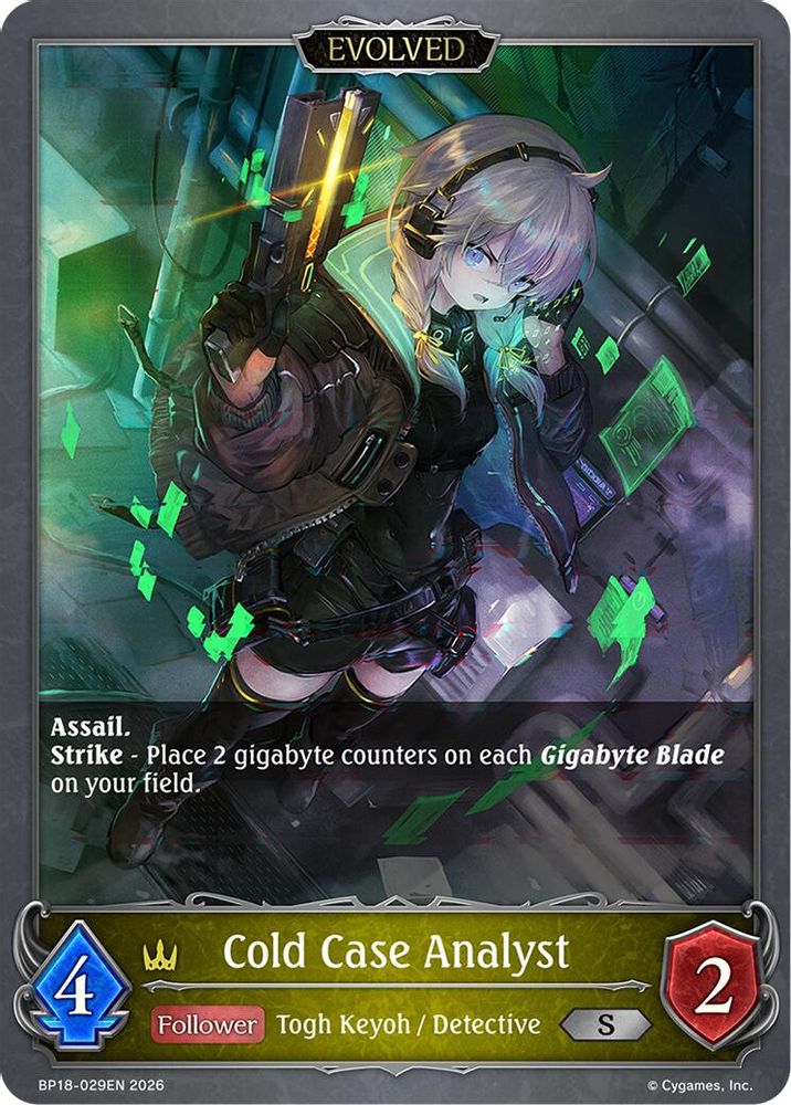 Cold Case Analyst (Evolved), Standard, front
