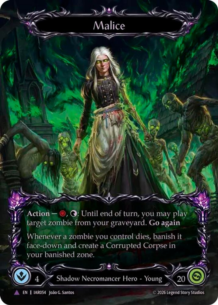 Malice (Marvel), Cold-foil, front