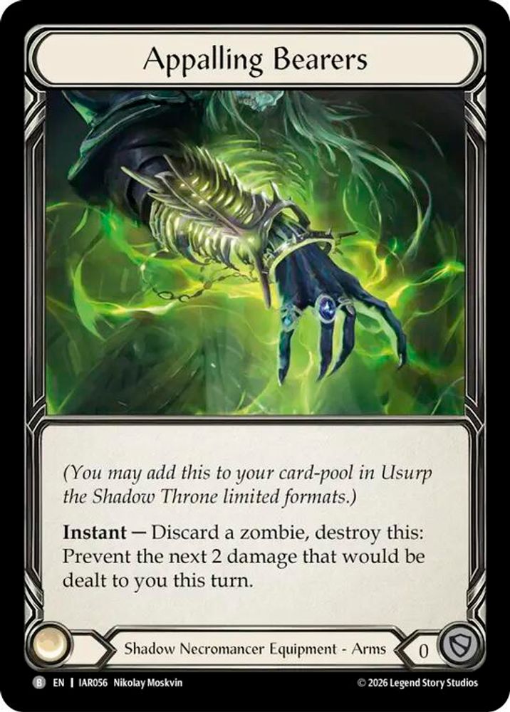 Appalling Bearers, Standard, front