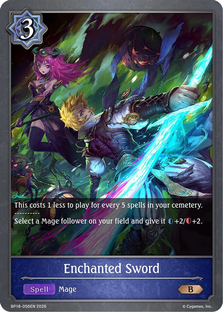 Enchanted Sword, Standard, front