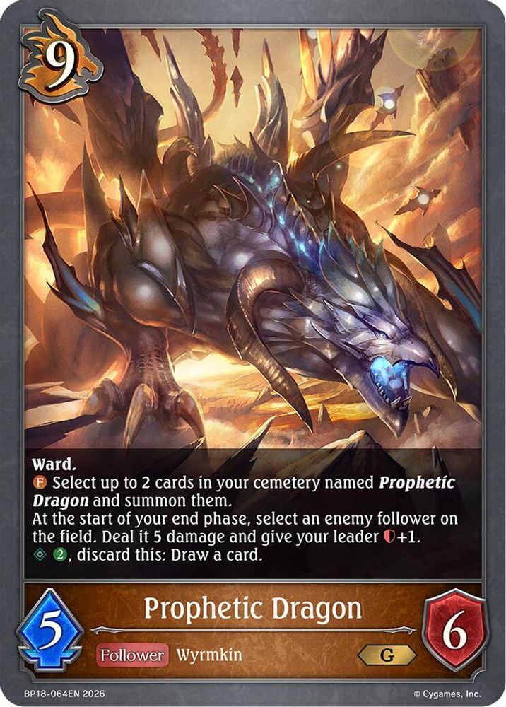 Prophetic Dragon, Standard, front
