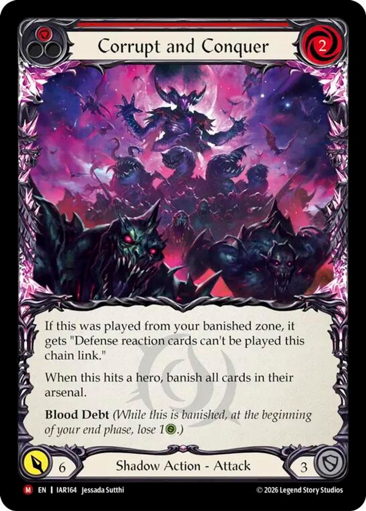 Corrupt and Conquer, Standard, front