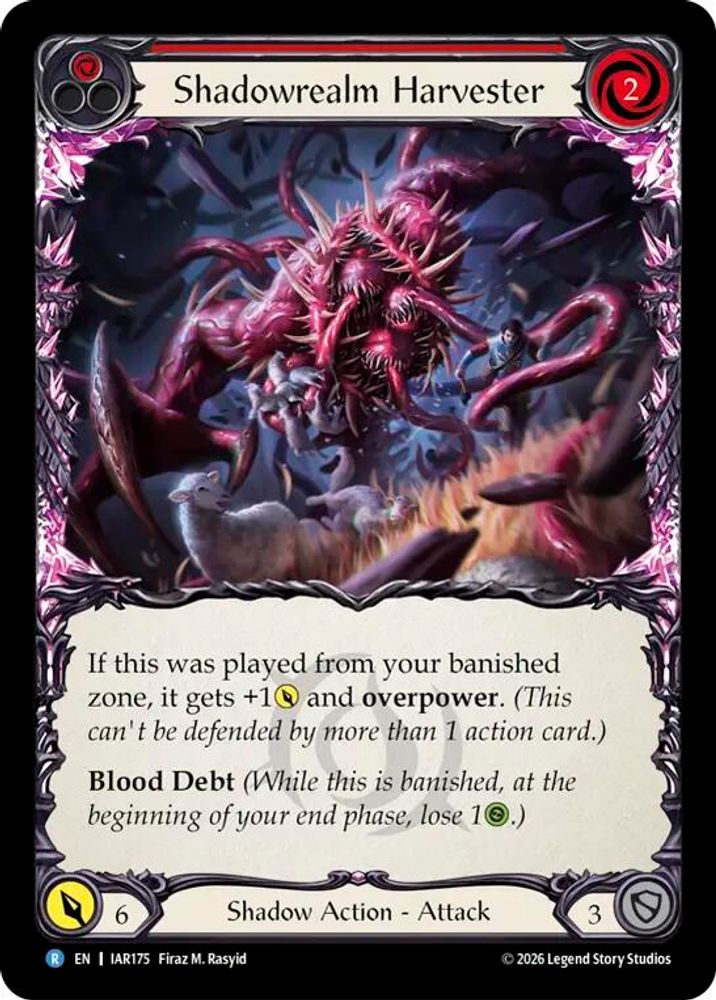Shadowrealm Harvester, Standard, front