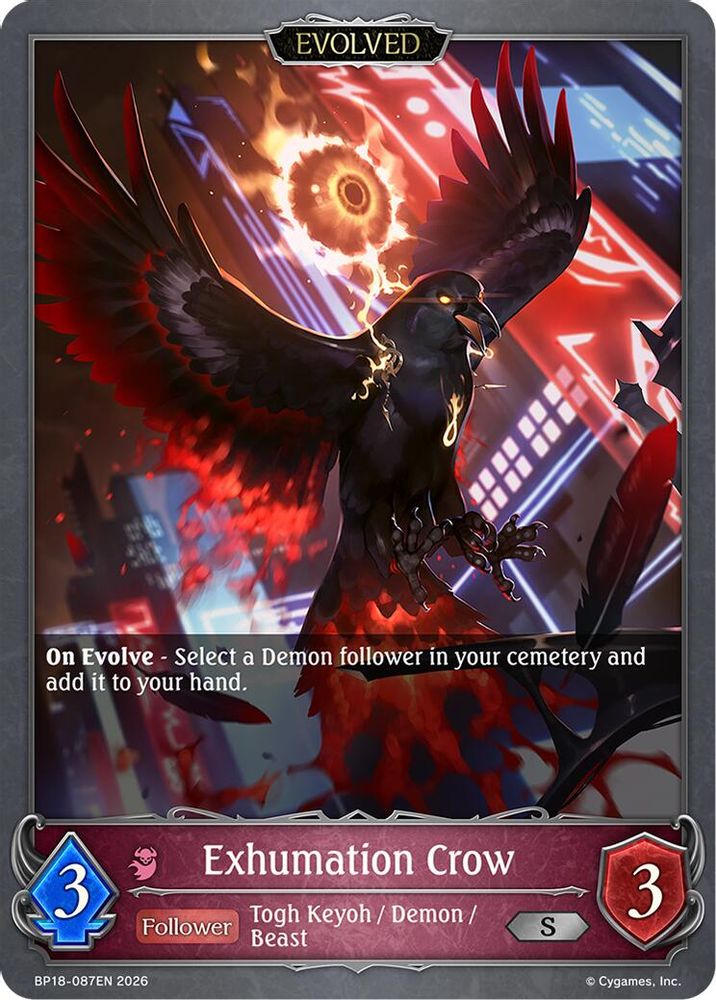 Exhumation Crow (Evolved), Standard, front