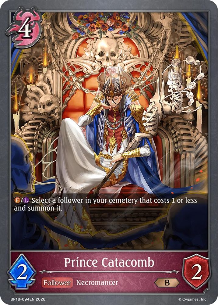 Prince Catacomb, Standard, front