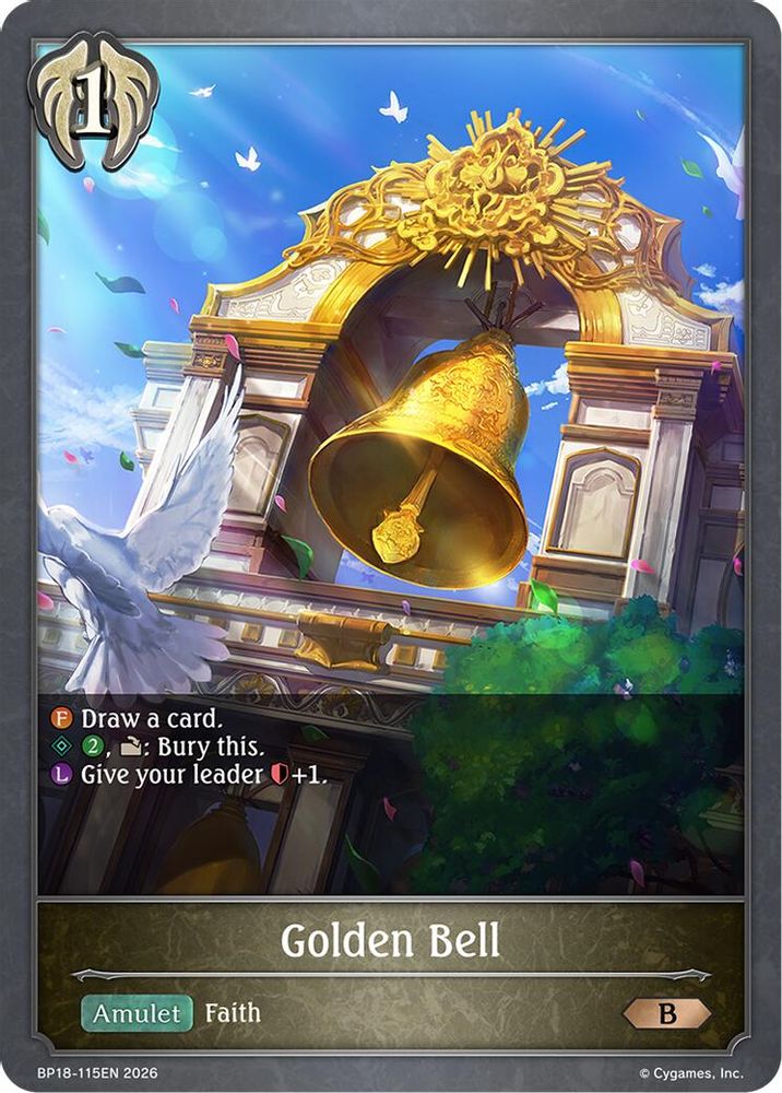 Golden Bell, Standard, front