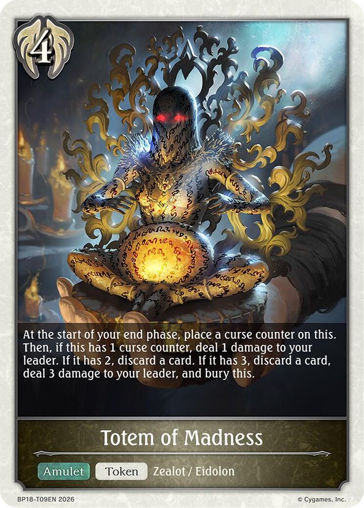 Totem of Madness, Standard, front