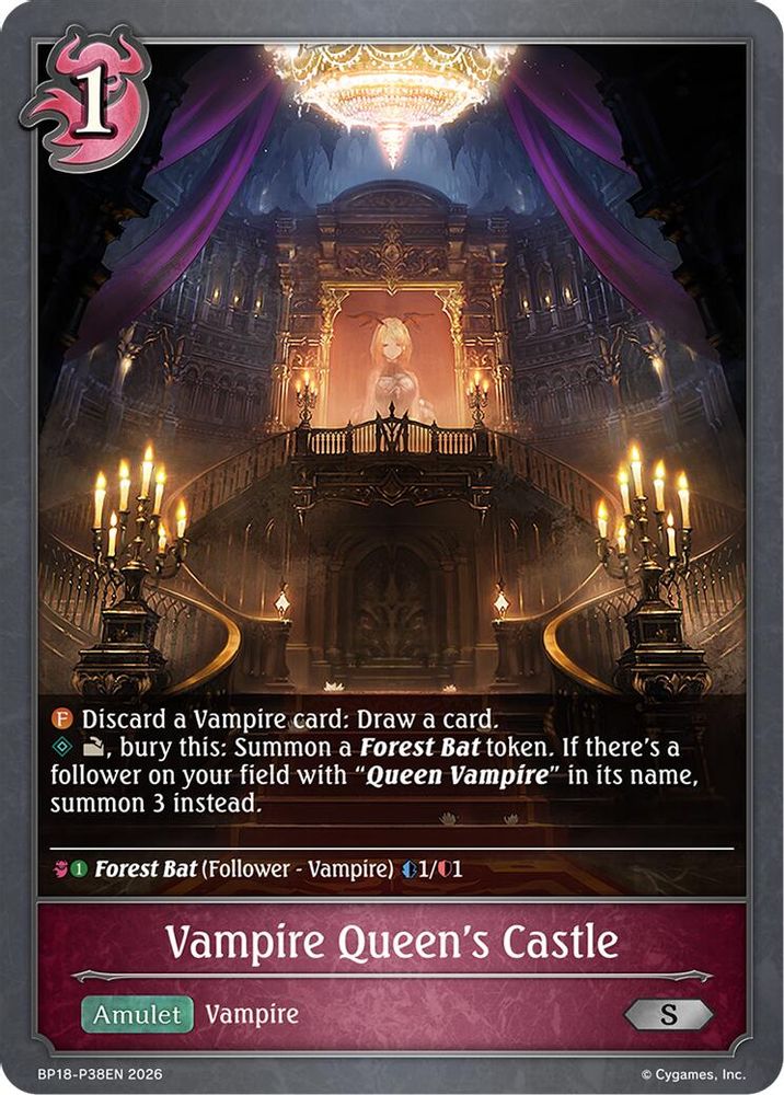 Vampire Queen's Castle - P38EN (Foil), Standard, front