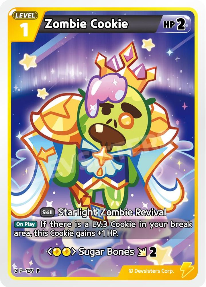 Zombie Cookie, Standard, front