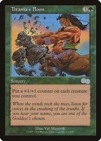 Titania's Boon, Urza's Saga
