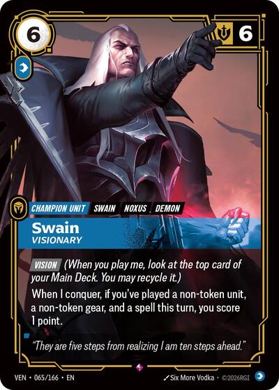 Swain, Visionary