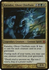 Karador, Ghost Chieftain (Commander), Oversize Cards
