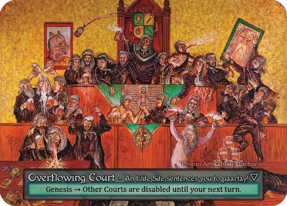 Overflowing Court, Standard, front