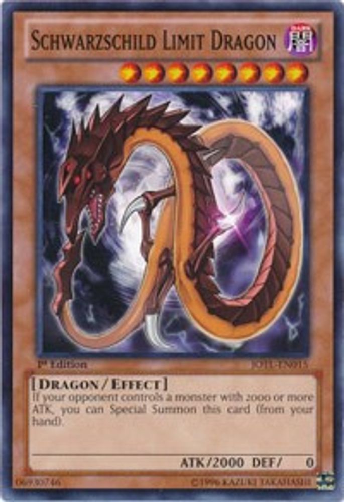 Schwarzschild Limit Dragon, 1st-edition, front