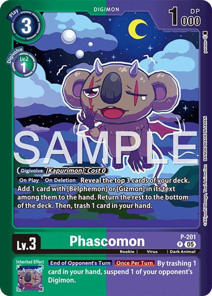 Phascomon, Foil, front