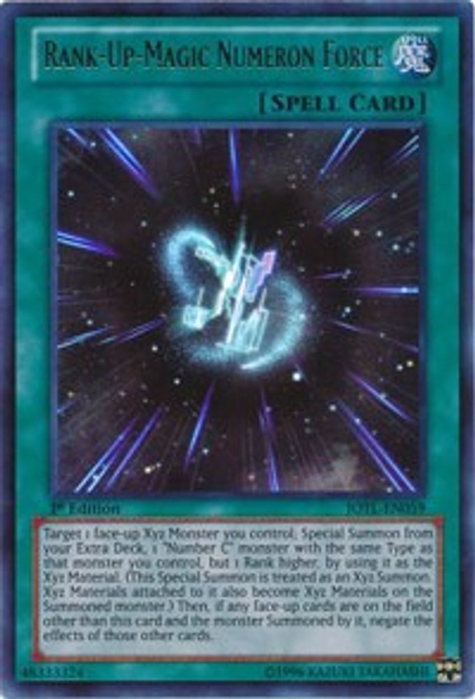 Rank-Up-Magic Numeron Force, 1st-edition, front