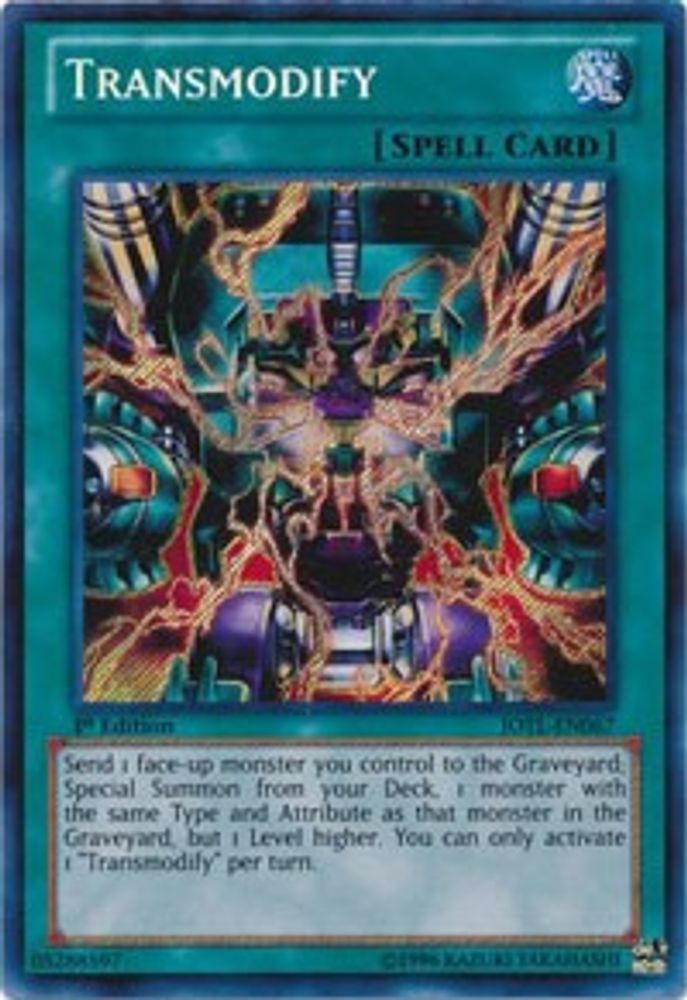 Transmodify, 1st-edition, front
