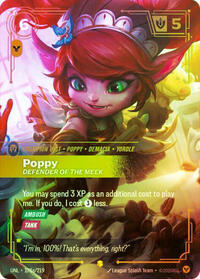 Poppy, Defender of the Meek (Alternate Art)
