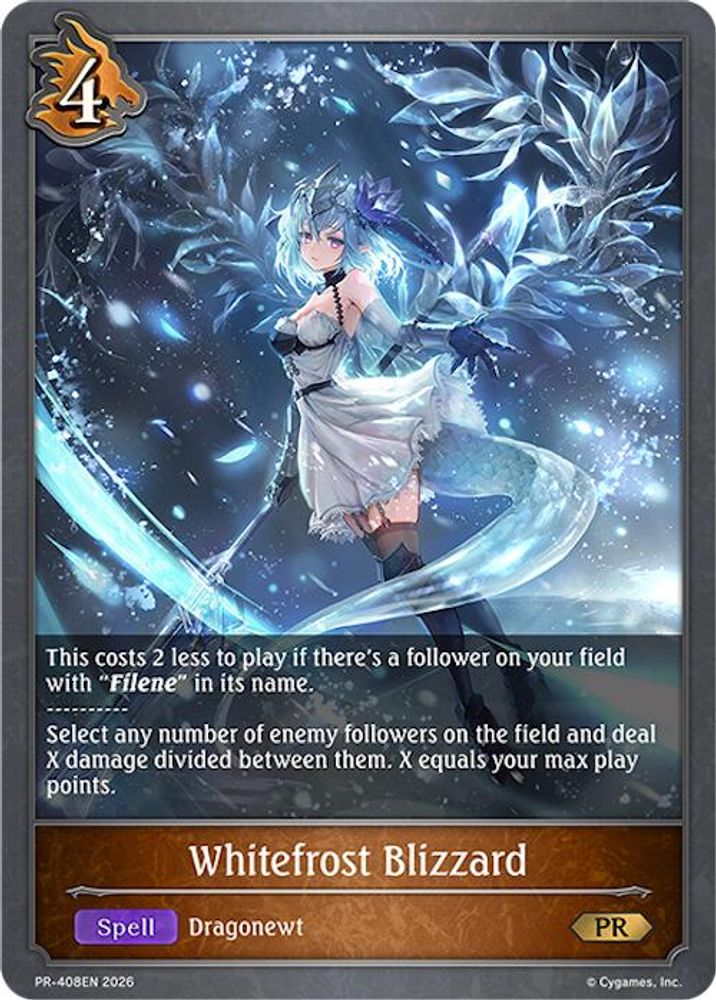 Whitefrost Blizzard - PR-408EN, Standard, front