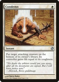Condemn, Duel Decks: Heroes vs. Monsters