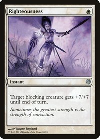 Righteousness, Duel Decks: Heroes vs. Monsters