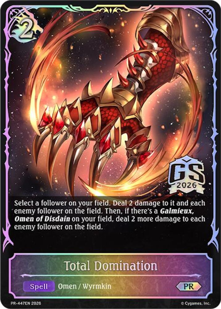 Total Domination, Standard, front