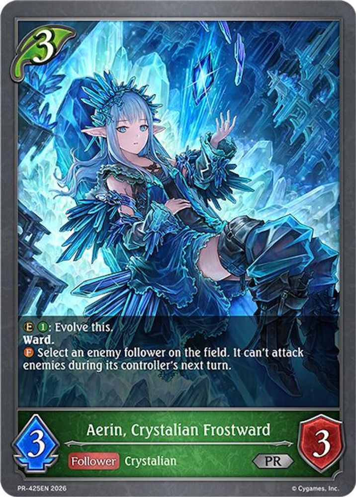 Aerin, Crystalian Frostward -  PR-425EN, Standard, front